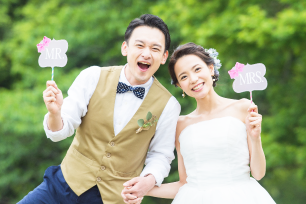 普段通りで前撮り